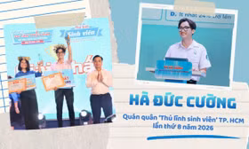 Hà Đức Cường: Hành trình từ đảng viên tuổi 18 đến Quán quân ‘Thủ lĩnh sinh viên’ TP. HCM