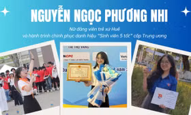 Nữ đảng viên trẻ xứ Huế và hành trình chinh phục danh hiệu ‘Sinh viên 5 tốt’ cấp Trung ương