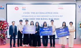 Trường ĐH Ngoại thương vinh danh những ý tưởng AI sáng tạo cho kinh tế, kinh doanh và đời sống