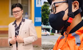 'Sáng đèn sách, chiều đèn xe' - nam sinh vừa học, vừa làm shipper 6 ngày mỗi tuần