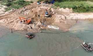 Công an Quảng Trị phá chuyên án ‘cát lậu’ quy mô lớn 