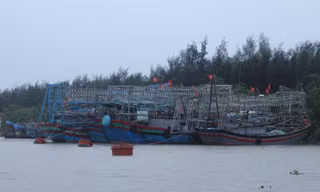 Tàu thuyền của ngư dân Thanh Hóa
