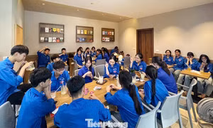 Quán cà phê của anh Lưu Văn Thắng bước đầu mang lại hiệu quả kinh doanh.