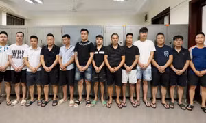 Các đối tượng liên quan vụ án. Ảnh: Công an tỉnh Bắc Ninh.