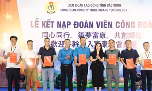 Liên đoàn Lao động thành phố Bắc Ninh coi việc kết nạp lao động người nước ngoài vào tổ chức Công đoàn là nhiệm vụ trọng tâm.