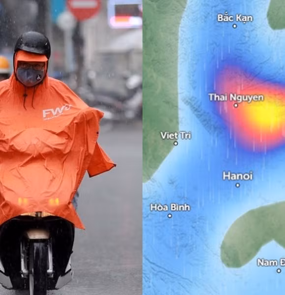 Dự báo Hà Nội đón mưa dông dịp giữa tuần, nhiệt độ buổi sáng se lạnh
