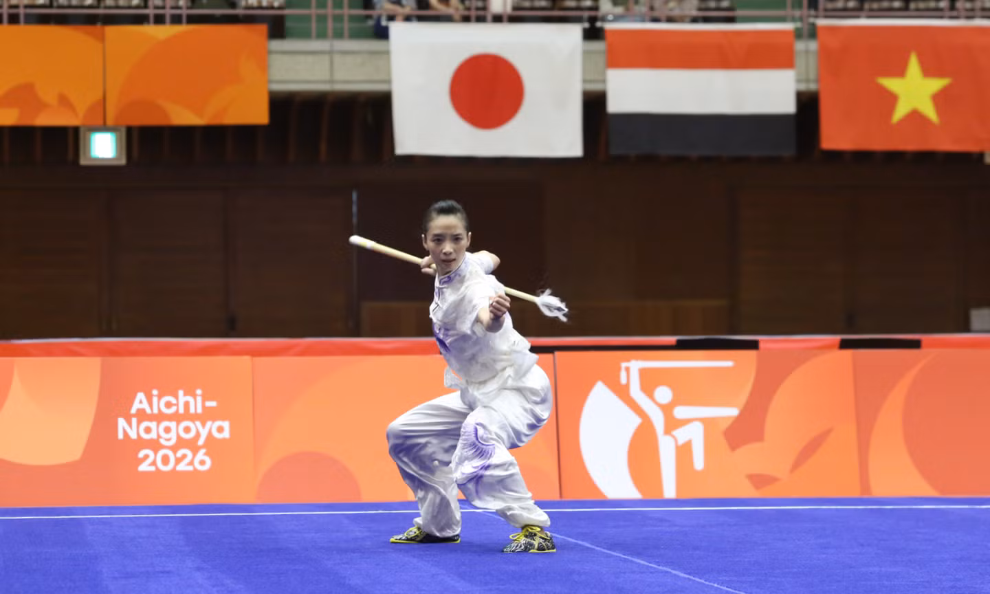 Vẻ đẹp 'không tuổi' của nữ hoàng wushu Dương Thúy Vi ở kỳ Asiad cuối cùng
