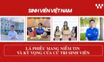 Lá phiếu mang niềm tin và kỳ vọng của cử tri sinh viên