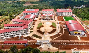 Mái trường mới giữa biên cương Lâm Đồng trước ngày khai giảng