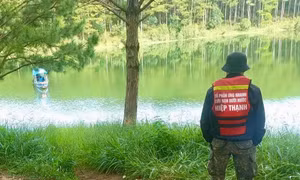 Người đàn ông mất tích khi bơi ra hồ Tuyền Lâm lấy cần câu cá
