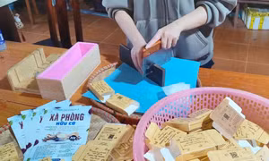 Nhóm bạn ở Lâm Đồng 'lên đời' cho bã cà phê 