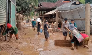 Ủy ban MTTQ tỉnh Điện Biên kêu gọi ủng hộ đồng bào vùng lũ vượt qua khó khăn