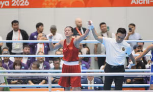 Võ sỹ boxing Nguyễn Thị Tâm hạ nhà vô địch thế giới, vào chung kết Asiad 20