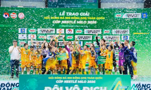 CLB Hà Nội lần đầu vô địch Giải bóng đá U11 toàn quốc 