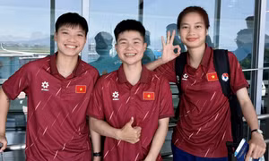 Tuyển nữ Việt Nam sang Trung Quốc tập huấn trước ASIAD 2026