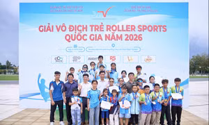 TPHCM dẫn đầu Giải vô địch trẻ Roller Sports quốc gia 2026