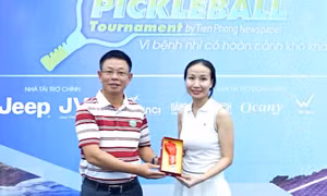 'Giải JEEP Pickleball Tournament by Tiền Phong Newspaper' lan tỏa tinh thần thể thao và nhân ái