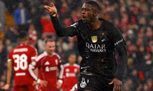 Dembele lập cú đúp, PSG nhấn chìm Liverpool tại Champions League