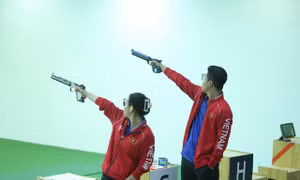 Tay súng Quang Huy 'hài lòng' với tấm HCB SEA Games