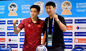 HLV Kim Sang-sik nói điều quan trọng sau màn hủy diệt Timor Leste 7-0