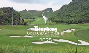 Tiền Phong Golf Championship 2025 trở lại: Những cú swing chắp cánh ước mơ bay xa