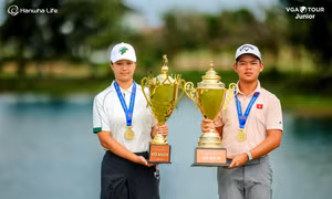 Giải Golf Trẻ Quốc gia 2026: Nguyễn Trọng Hoàng vô địch tuyệt đối, Park Ha Na thắng nghẹt thở 