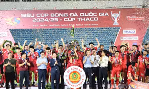 THACO 12 mùa liên tiếp đồng hành cùng Siêu cúp Bóng đá Quốc gia