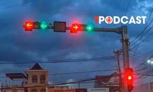 Đèn xanh bất ngờ chuyển đỏ, tài xế đi qua có bị phạt không?