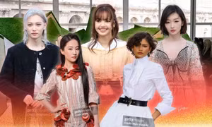 Lisa BLACKPINK nhận đặc quyền, Zendaya đeo nhẫn cưới ở show Louis Vuitton