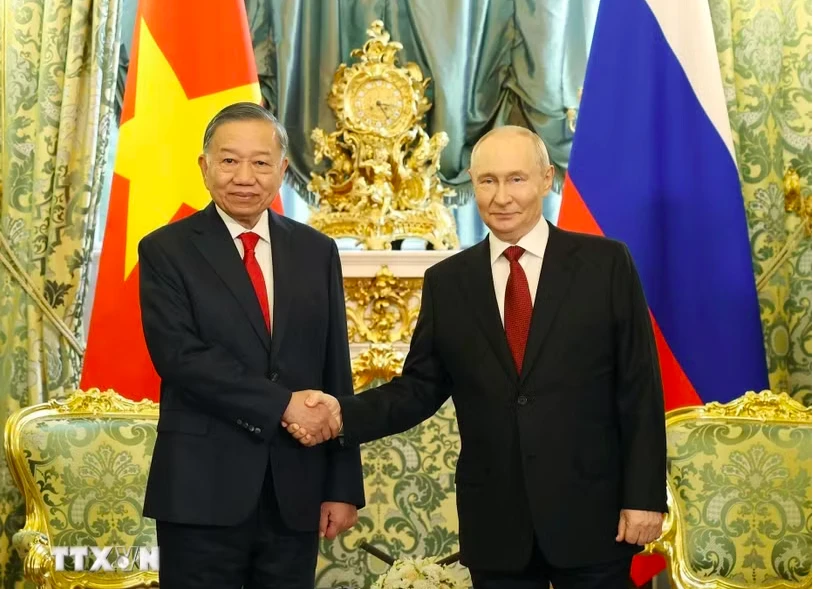 Tổng Bí thư, Chủ tịch nước Tô Lâm hội đàm với Tổng thống Nga Vladimir Putin