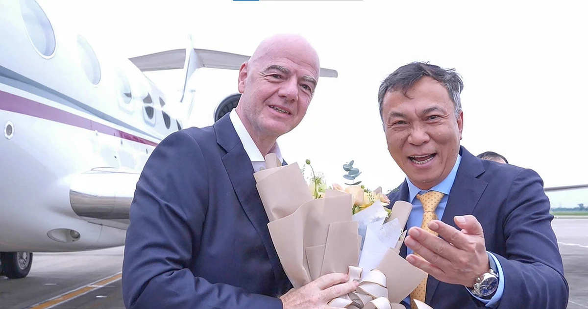 Chủ tịch FIFA đến Việt Nam, bắt đầu chuỗi hoạt động dày đặc