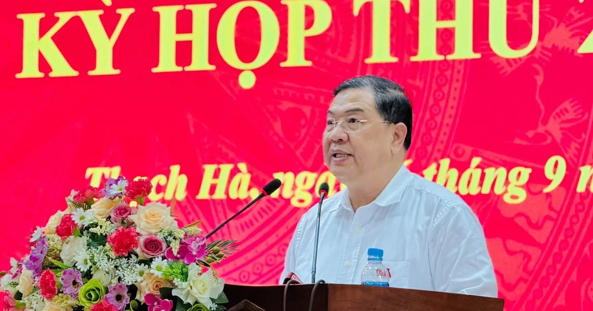 Phó Thủ tướng Thường trực Chính phủ Phạm Gia Túc tiếp xúc cử tri tại Hà Tĩnh