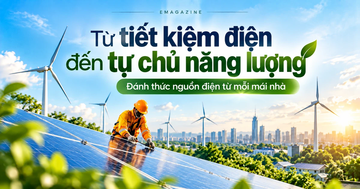 Đánh thức nguồn điện từ mỗi mái nhà