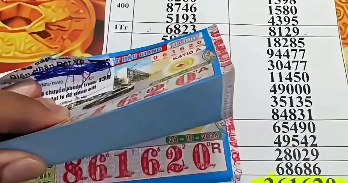 Một người ở Cà Mau trúng 16 vé số độc đắc, 144 vé an ủi