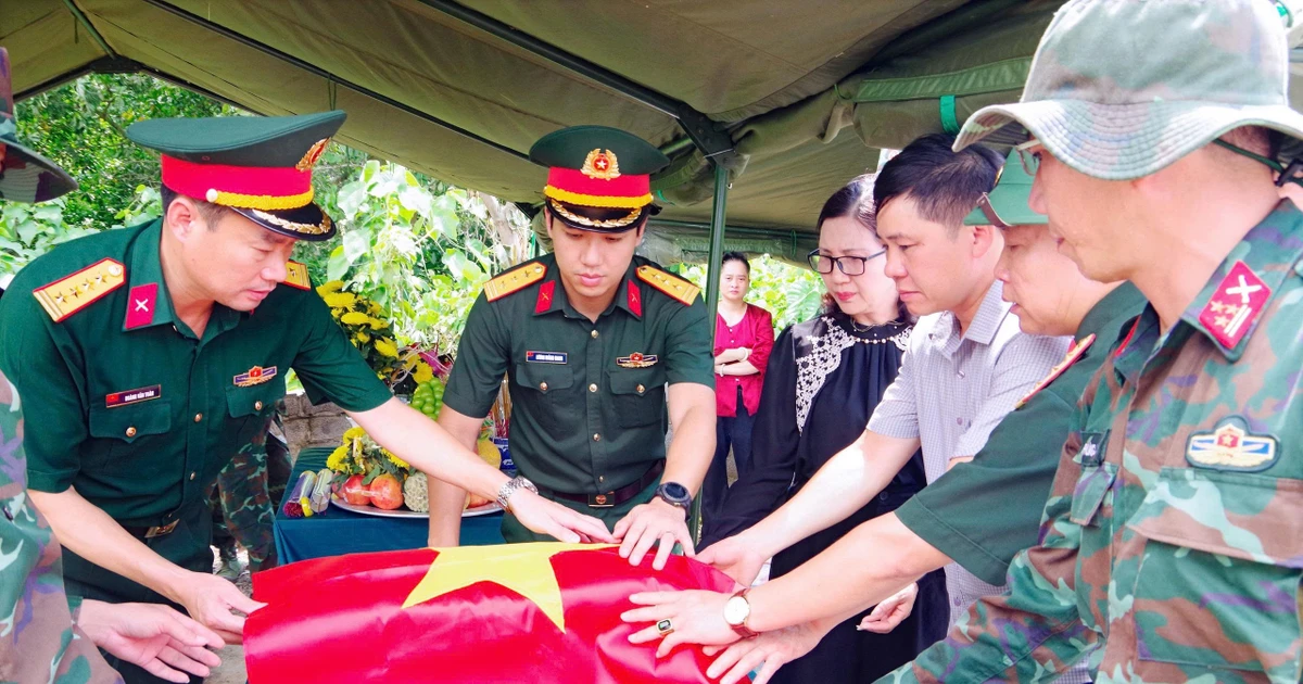 Lào Cai cất bốc được nhiều mộ liệt sĩ để xác định danh tính, bàn giao cho gia đình, dòng họ