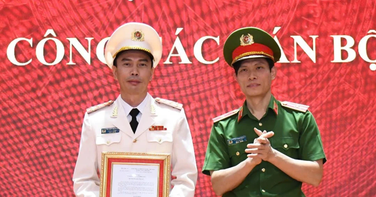 Đại tá Trương Văn Hồng được bổ nhiệm Phó Cục trưởng Cục Cảnh sát điều tra tội phạm về ma túy