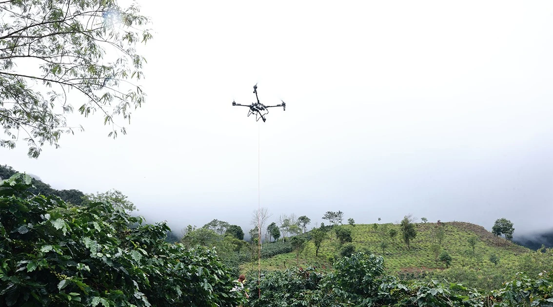 UAV lên nương, gỡ khó cho nông nghiệp Điện Biên