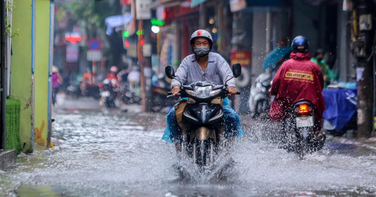 7 tỉnh/thành phố miền Bắc đón mưa lớn từ đêm nay