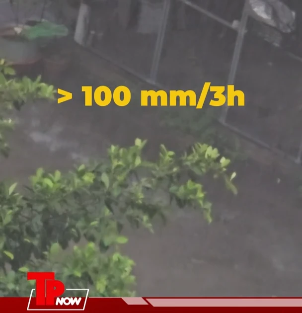 TP NOW: Cảnh báo nguy cơ mưa cường độ lớn hơn 100mm/3h ở Bắc Bộ