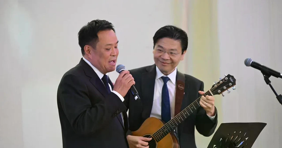 Khoảnh khắc Thủ tướng Thái Lan và Thủ tướng Singapore cùng hát ‘Let It Be’