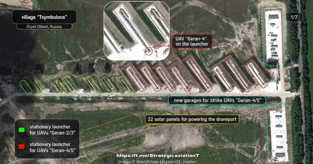 Ảnh vệ tinh tiết lộ Nga mở rộng căn cứ UAV gần Ukraine