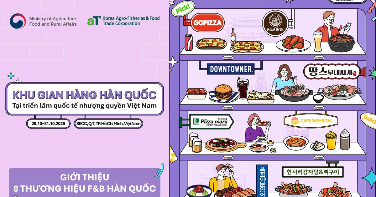 8 thương hiệu F&B Hàn Quốc tìm kiếm đối tác nhượng quyền tại Việt Nam
