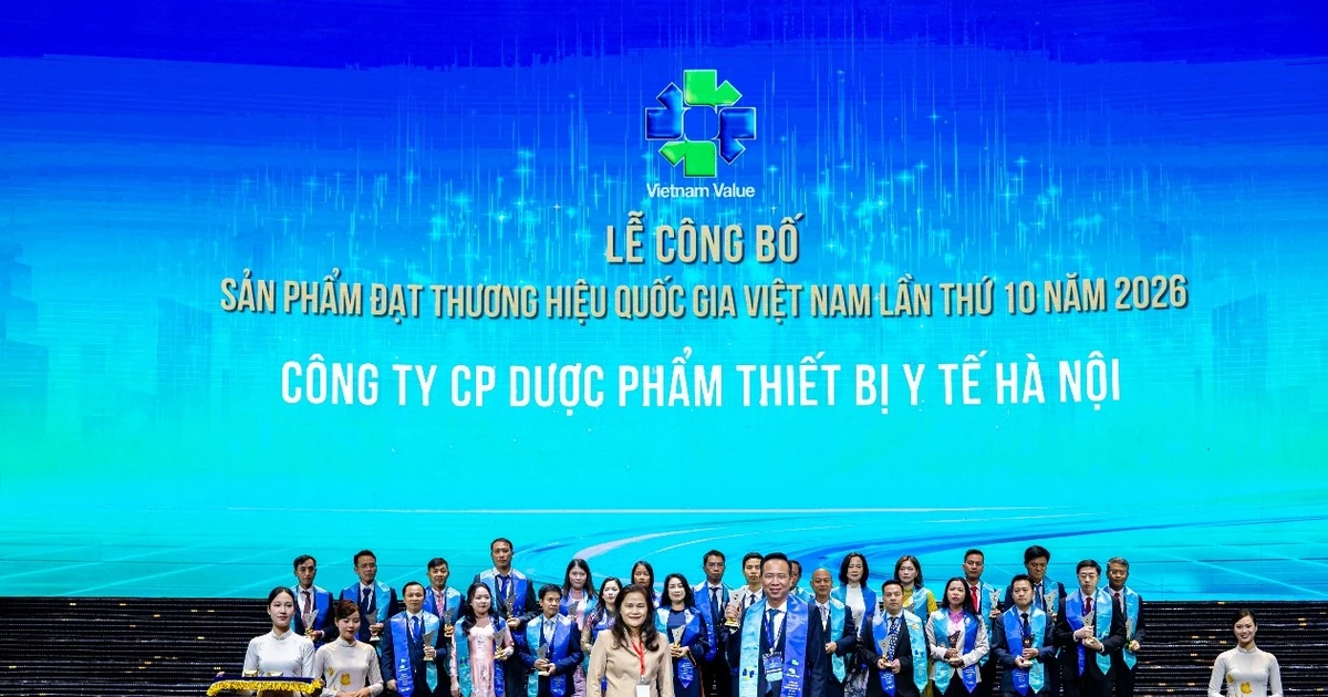 Hapharco được vinh danh Thương hiệu Quốc gia 2026: Khẳng định uy tín trong ngành dược phẩm