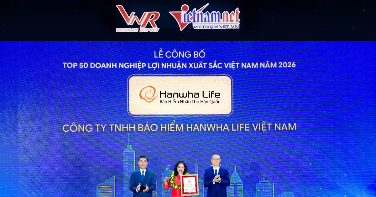 Hanwha Life tự hào vào Top 50 Doanh nghiệp lợi nhuận xuất sắc Việt Nam 2026