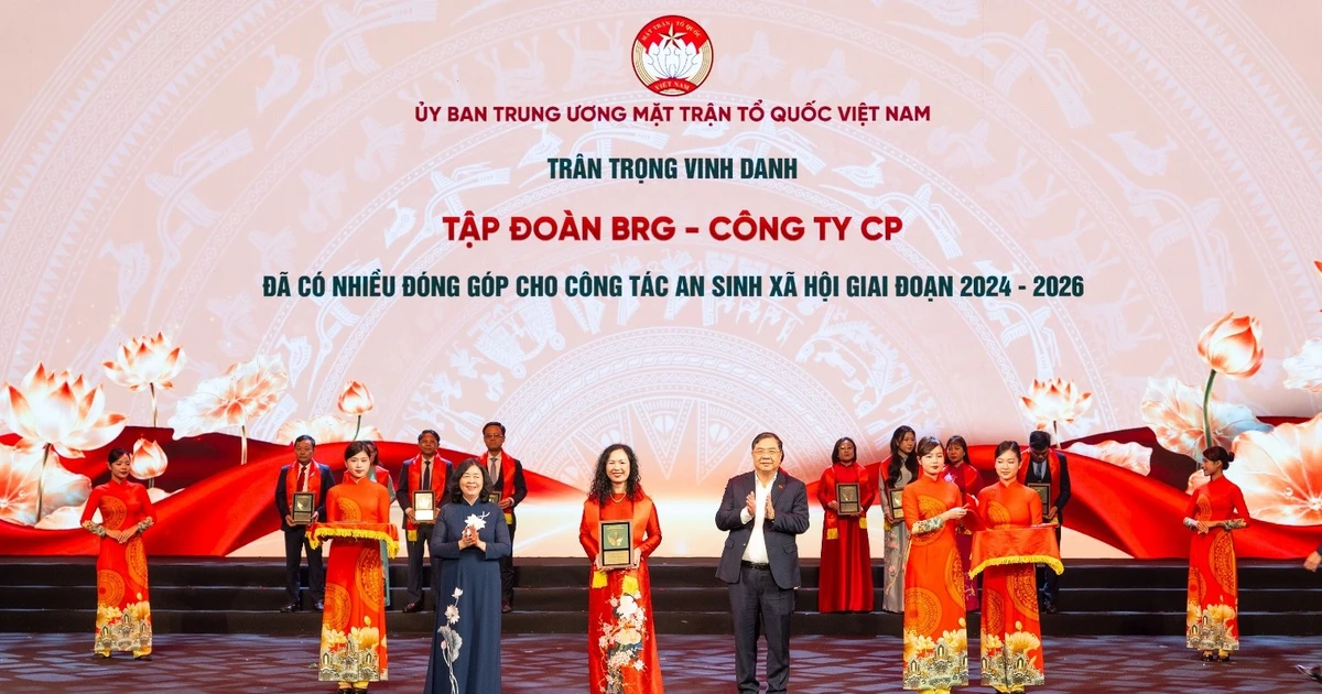 Tập đoàn BRG được vinh danh vì những đóng góp tích cực cho công tác an sinh xã hội