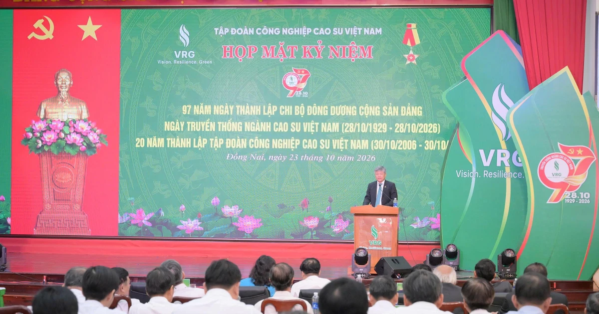 Tập đoàn Công nghiệp cao su Việt Nam kỉ niệm 97 năm Ngày truyền thống ngành