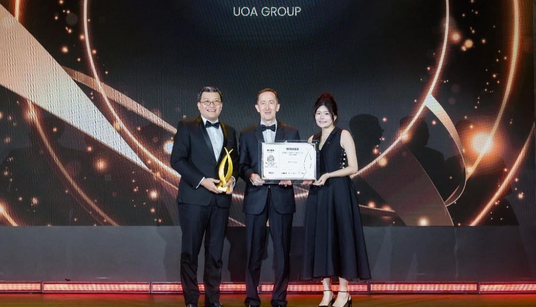UOA Group ghi dấu ấn tại PropertyGuru 2026 với danh hiệu Nhà phát triển BĐS thương mại bền vững