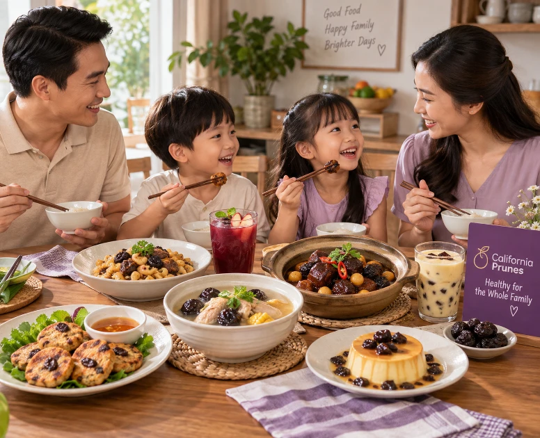 Làm mới món quen gia đình cùng Mận khô California