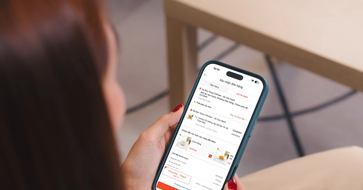 Tối ưu thời gian từng bữa ăn với "Đặt trước, lấy tại quán" của ShopeeFood