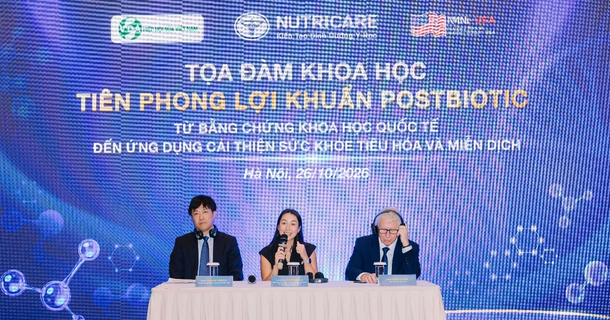 Tọa đàm khoa học về lợi khuẩn Postbiotic, từ bằng chứng khoa học đến cải thiện sức khỏe tiêu hóa và miễn dịch